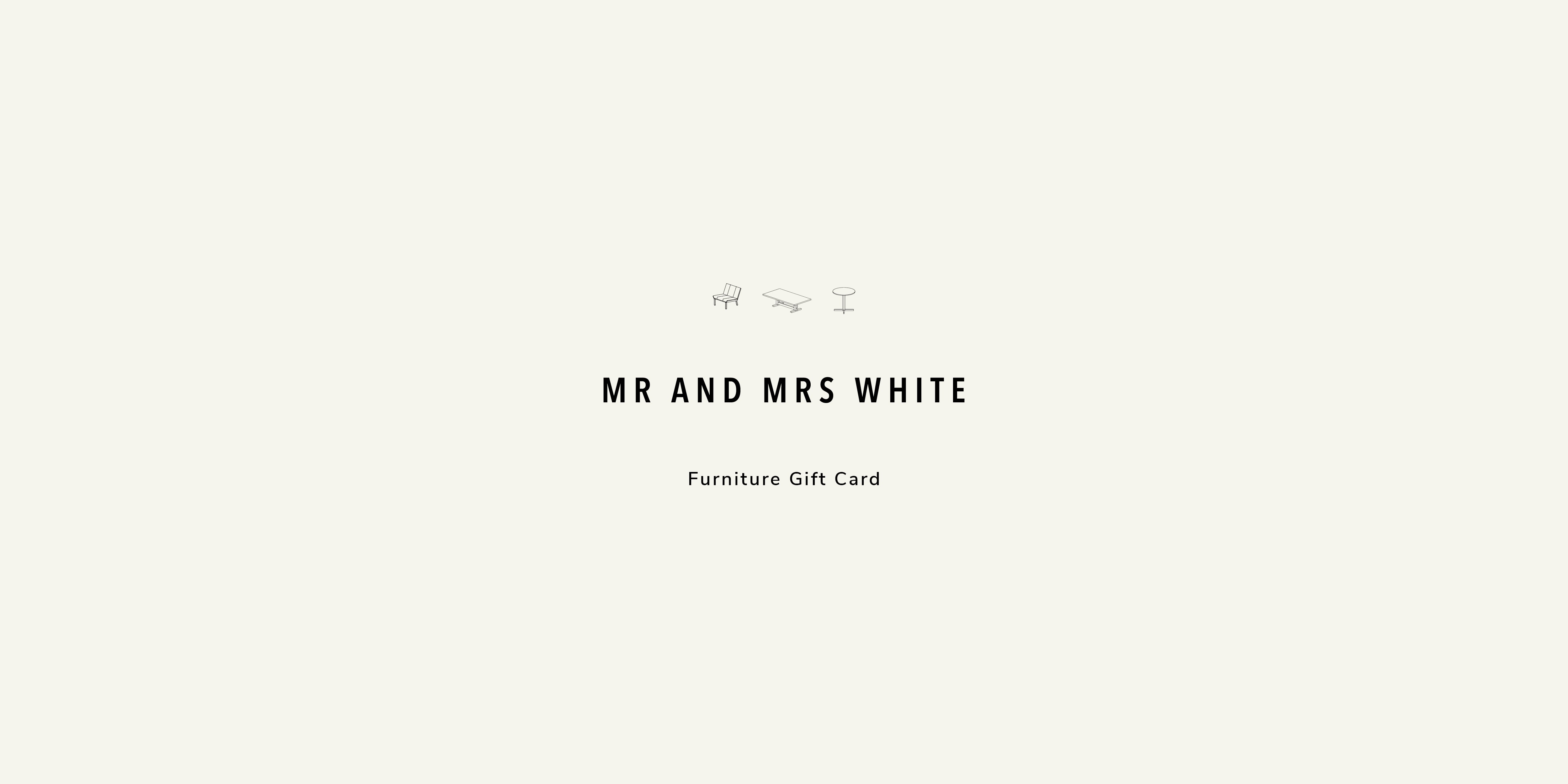 Furniture Gift Card